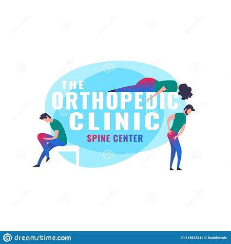 Orthopedic Clinic Logotype Stock Vector Illustration Of Identity