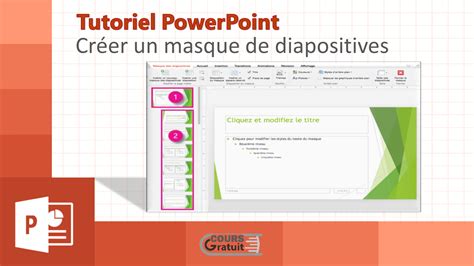 Tuto Powerpoint Créer Un Masque De Diapositives Tutoriel Powerpoint