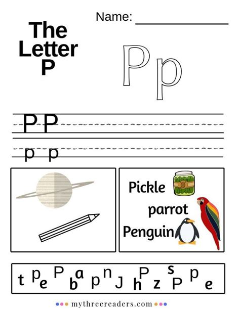 Letter P Printables Alphabet Worksheets Alphabet Worksheets Free