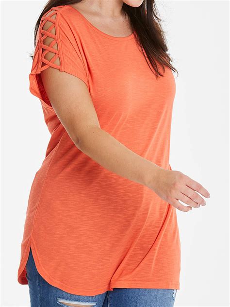 Plus Size Wholesale Clothing By Simply Be Simplybe Coral Lattice