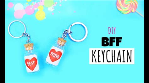 Diy Bff Keychain Ts For Best Friend Youtube