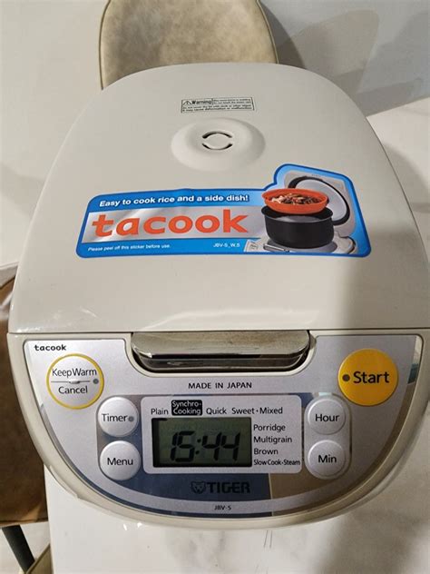 Tiger 1 0L 4 In 1 Tacook Function Rice Cooker Made In Japan JBV