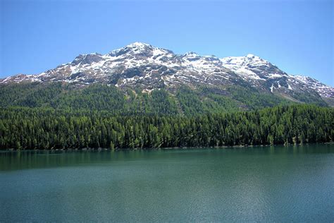 Amazing View Over The Lake Of Saint Moritz In Switzerland 2752020