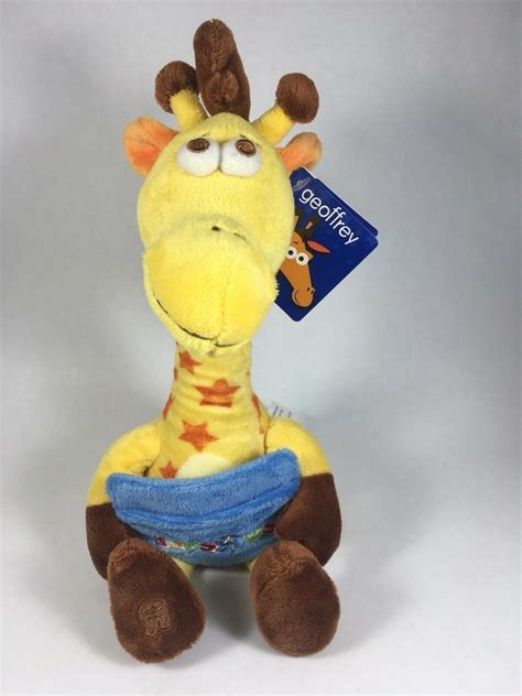 Toys R Us Geoffrey Giraffe Collectible Plush Embroidered T Card
