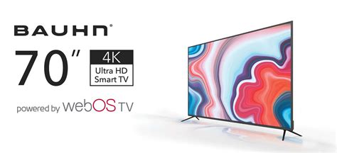 70” 4k Ultra Hd Webos Smart Tv Bauhn