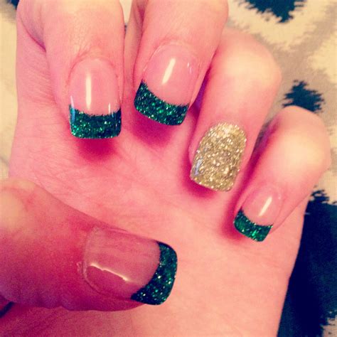 St Patricks Day Nails Nail Art Designs French Manicure Designs