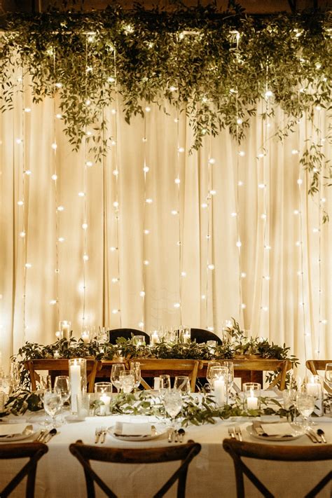 Liz And Chris Wedding Backdrop Lights Sweetheart Table Wedding Bridal