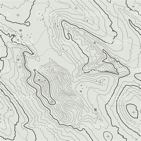 Topographic Map Background Concept With Space For Your Copy