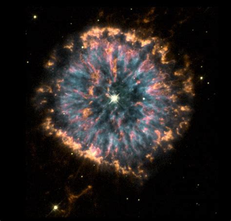 Ngc 6751 Nicknamed The Glowing Eye Nebula Is A Planetary Nebula Of