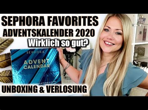 SEPHORA FAVORITES ADVENTSKALENDER 2020 | UNBOXING & VERLOSUNG | Frankas Favorites - YouTube