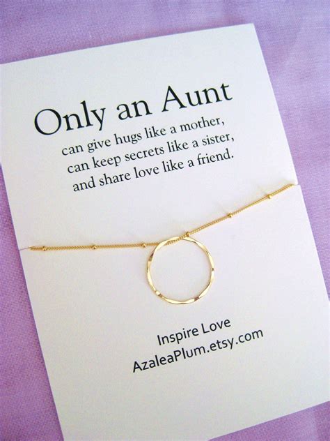 Check spelling or type a new query. Aunt Gift, Gold Necklace, Aunt Birthday Gift, gifts for ...