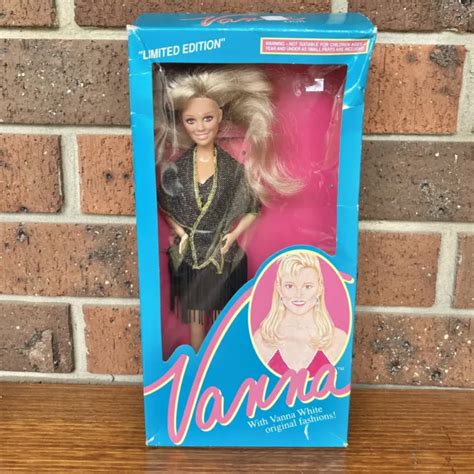 Vintage 1990 Vanna White Doll Usa Wheel Of Fortune Barbie Toy Limited