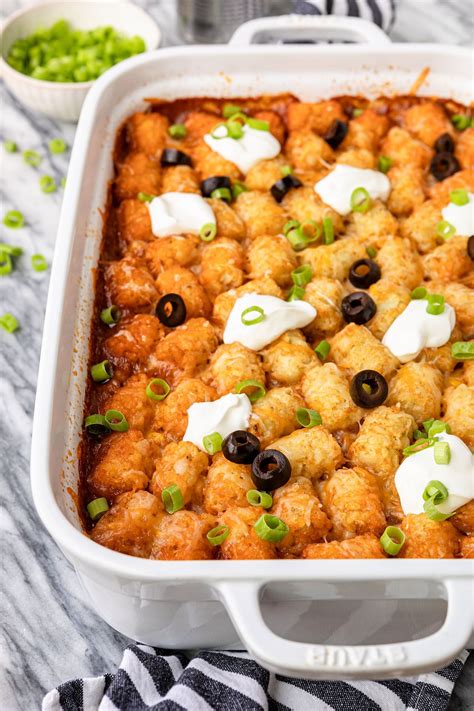 Taco Tater Tot Casserole Cans Get You Cooking