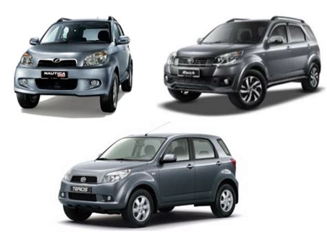 Comparing the technical specifications, toyota rush engine displacement is 1496 cc while the perodua aruz houses a 1496 cc engine. Perodua Nautica (top left) - Toyota Rush (top right ...