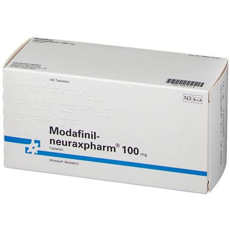 Modafinil Neuraxpharm Mg St Shop Apotheke Com