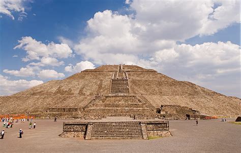 Pyramid Of The Sun Teotihuacan Mexico