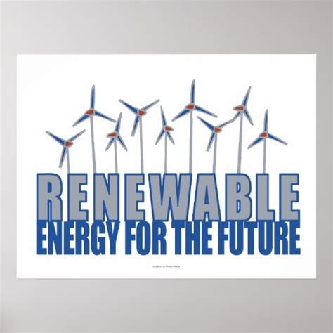 Wind Power Turbines Posters Zazzle