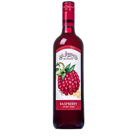Award Winning Raspberry Fruit Wine St James Winery
