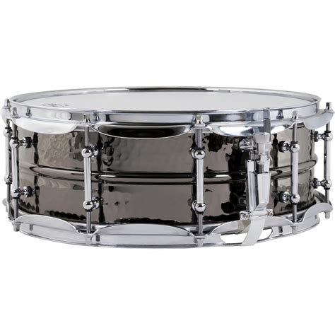 Ludwig Hand Hammered Black Beauty Snare Drum With Tube Style Lugs 14 X