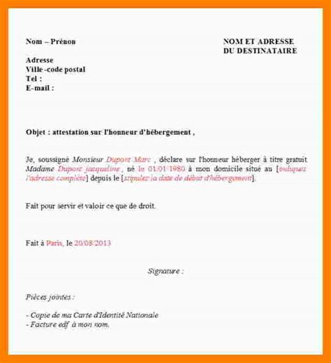 attestation d'hebergement a titre gratuit impot - Modele ...