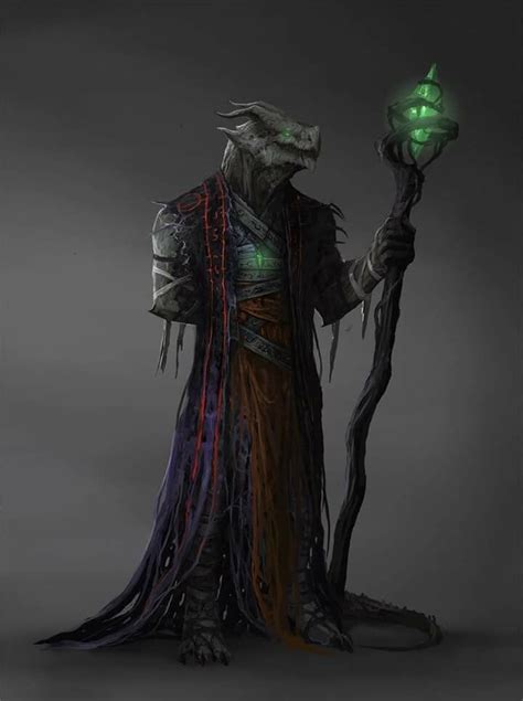 Dragonborn Mage By Matias Trabold Rehren Rimaginarywizards