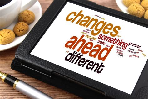 Changes Ahead - Tablet image