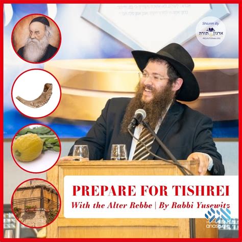 Prepare For Tishrei With The Alter Rebbe