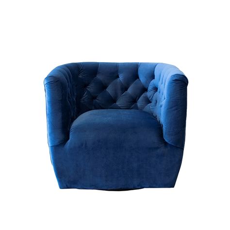 Fk sport seat swivel office chair pro blue manager. Rose Mid-Century Modern Navy Blue Velvet Swivel Accent ...