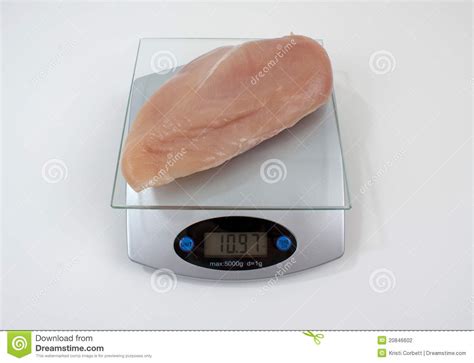 Or cut and used in recipes like chicken rest easy, poultry patrons, as factory farming techniques have flown the coop. Boneless, Skinless Chicken Breast On Weight Scale Stock ...