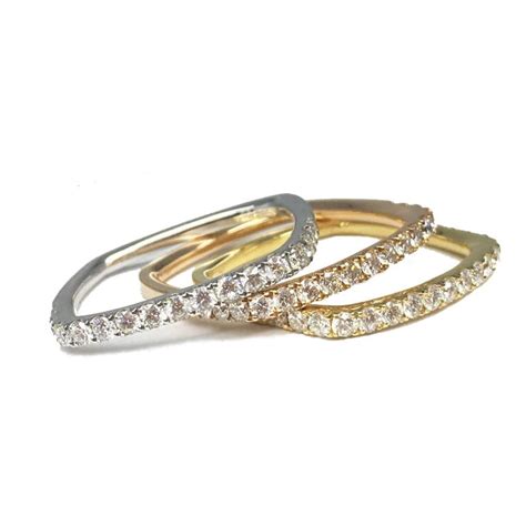 Check spelling or type a new query. Rose Gold Diamond Square Wedding Ring Band For Sale at 1stdibs