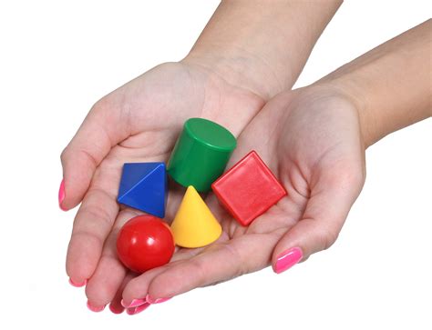 Edx Education Mini Geometric Solids In Home Learning Toy For Early