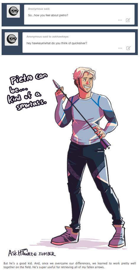 How Do You Feel About Pietro Pietro Maximoff By Askhawkeye