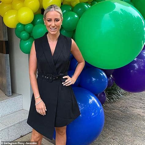 busty roxy jacenko forgets her pants while doing chores at home daily mail online