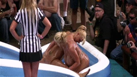 Big Tit Blonde Vs Big Tit Blonde In Oil Wrestling Pool Nebraska Coeds Clips4sale