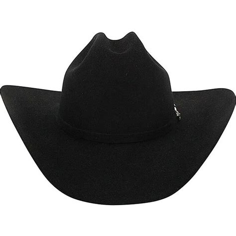 Stetson Mens Apache 4x Buffalo Black Felt Cowboy Hat