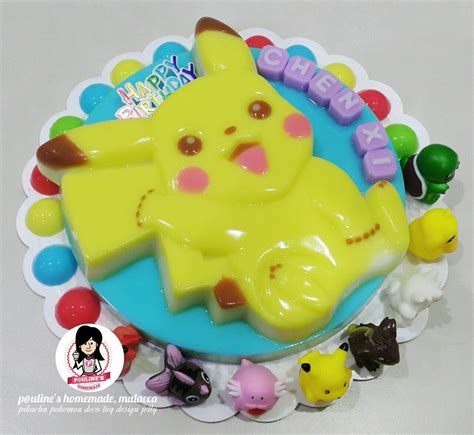 Pikachu Design Jelly Sugar Cookie Kawaii Food Food