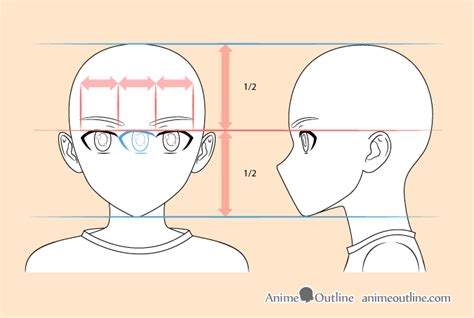 Erase the lower edges of the eyes if you have not made it a few steps back. 8 Step Anime Boy's Head & Face Drawing Tutorial ...