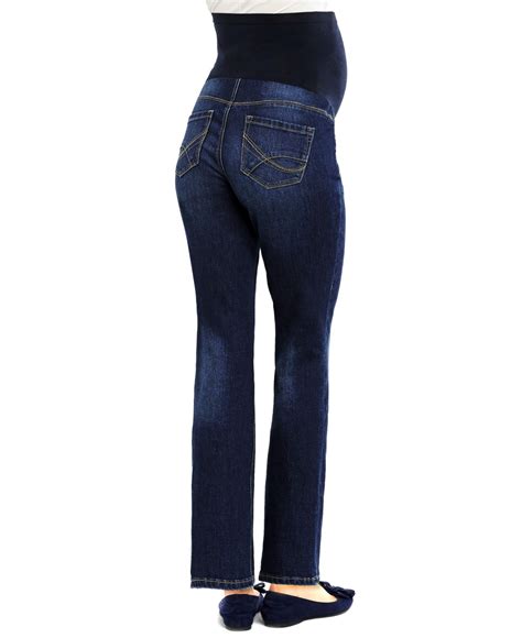 Lyst Jessica Simpson Maternity Slim Bootcut Jeans In Blue