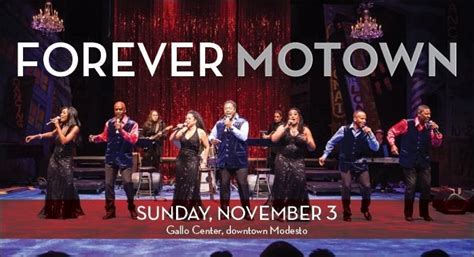 Forever Motown In Modesto On Nov 3 Sac Cultural Hub