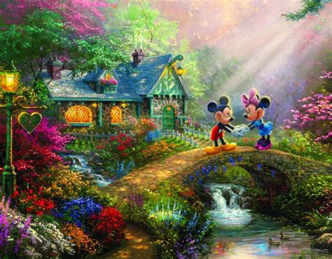 Thomas Kinkade Disney Dreams Collection 500 Piece Puzzle Multi Pack 4