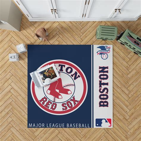 Boston Red Sox Mlb Baseball American League Floor Carpet Rug Mat