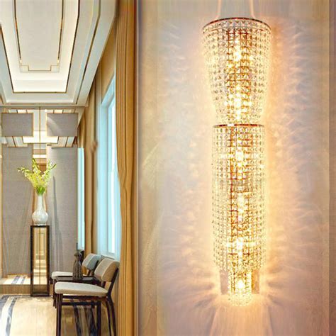 Decorative Crystal Wall Lamp Mounted Light Sconce Living Room Bedside