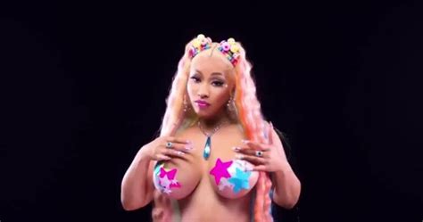 Nicki Minaj Trollz Video Bouncing Boobs Compilation Nude Celebs
