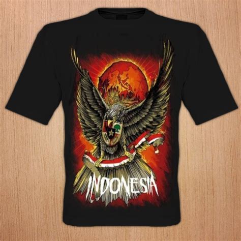 Clothing Nasionalis Jasa Cetak Dan Desain Kaosstiker T Shirt Garuda Indonesia