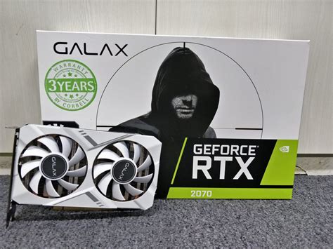 Galax Geforce Rtx 2070 White Mini 1 Click Oc Graphics Card Review The