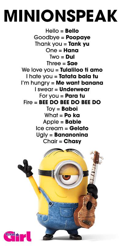 Minions Language Banana