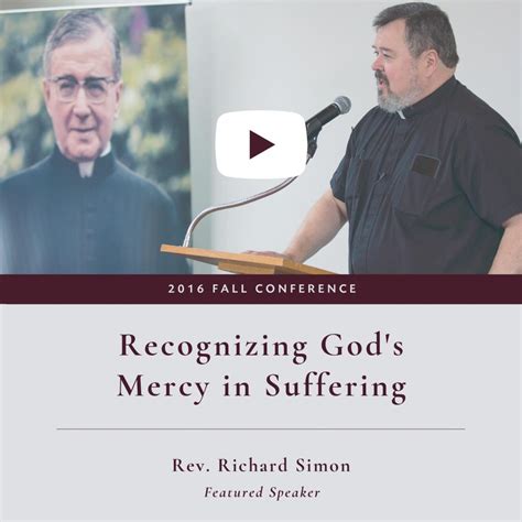 Recognizing Gods Mercy In Suffering Conference Video Collection St