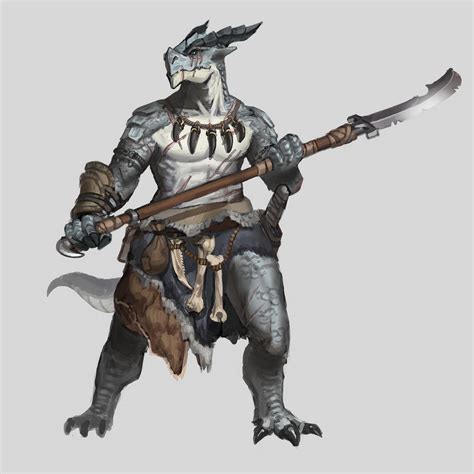 Commission Dragonborn Barbarian By L3monjuic3 On Deviantart