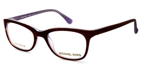 michael kors mk247 205 eyeglasses in brown purple smartbuyglasses usa