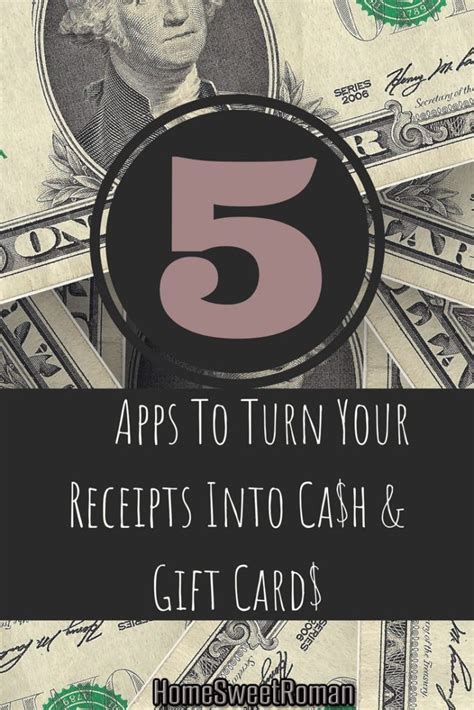 5 Tried And True Apps To Turn Your Receipts Into Cash And T Cards